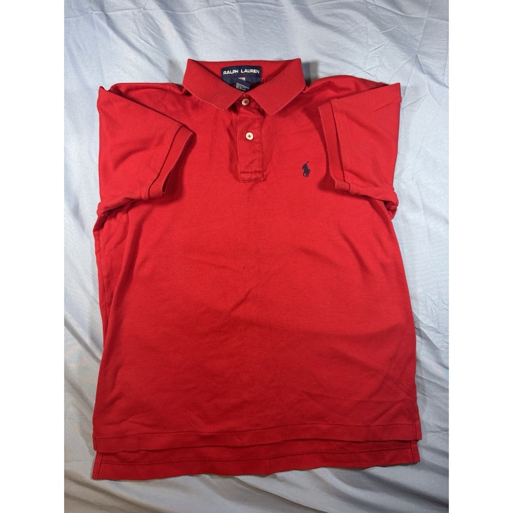 Ralph Lauren Polo Sport Red Short Sleeve Polo Size Medium